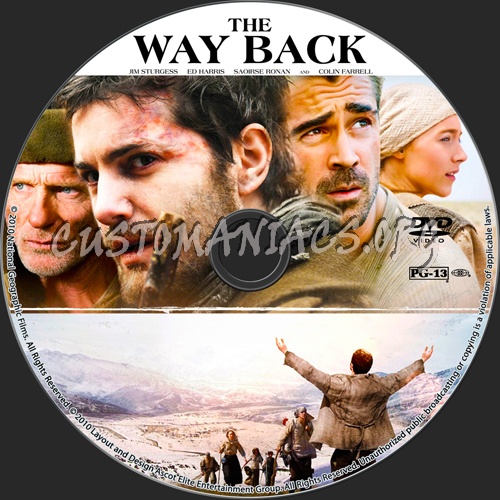 The Way Back dvd label