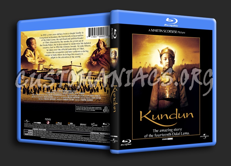 Kundun blu-ray cover