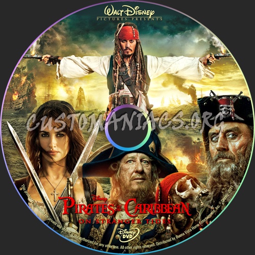 Pirates of the Caribbean: On Stranger Tides dvd label