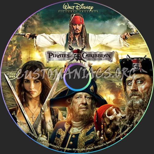 Pirates of the Caribbean: On Stranger Tides dvd label