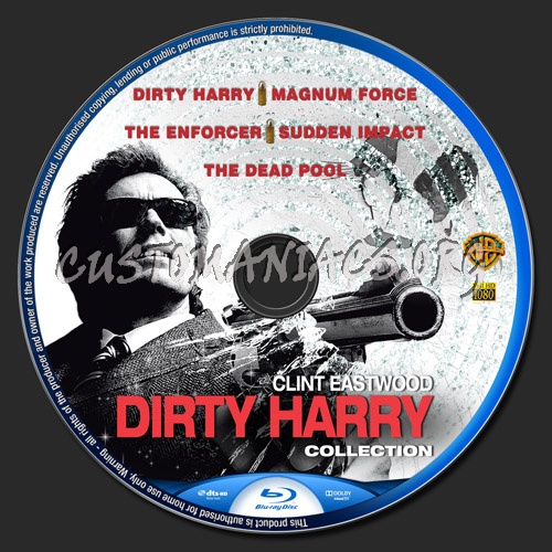 Dirty Harry Collection blu-ray label