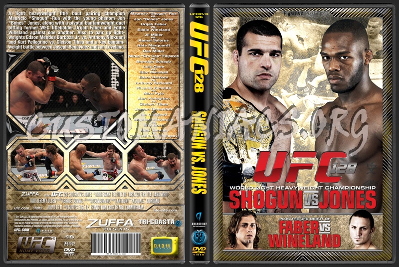 UFC 128 Shogun vs. Jones dvd cover