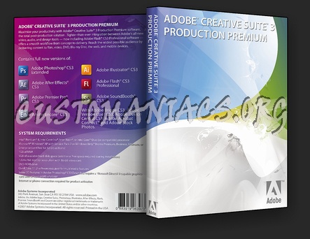 Adobe Creative Suite 3 - Production Premium dvd cover