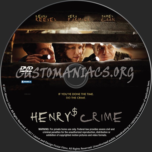 Henry's Crime dvd label