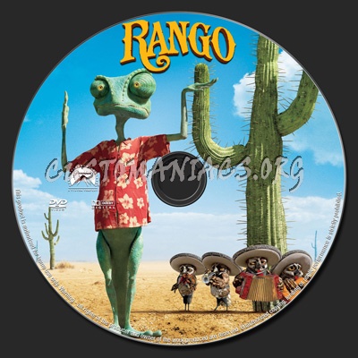 Rango dvd label