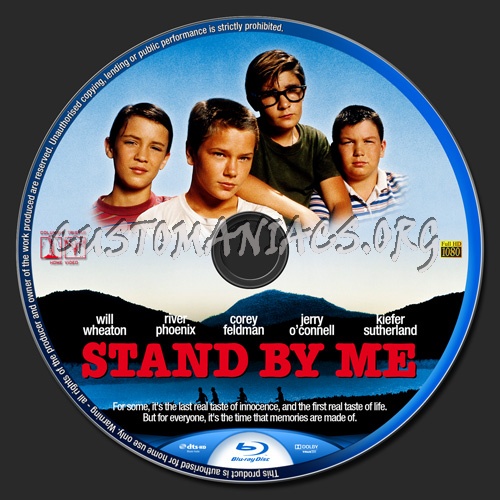 Stand By Me blu-ray label