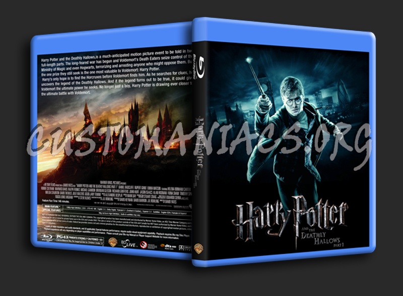 Harry Potter and the Deathly Hallows Part 1 blu-ray cover