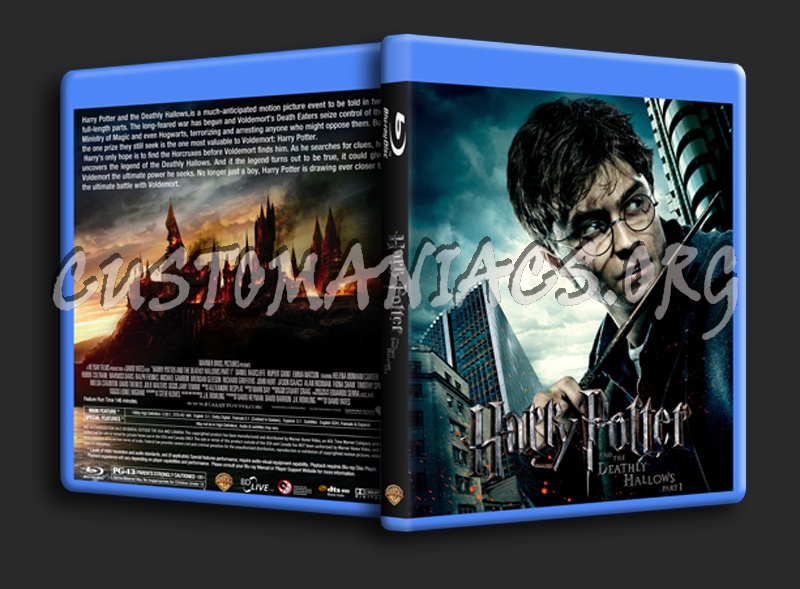 Harry Potter and the Deathly Hallows Part 1 blu-ray cover