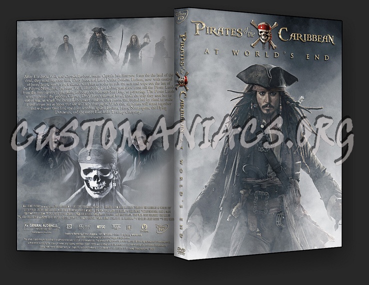 Pirates of the Caribbean 3: At World's  End dvd cover