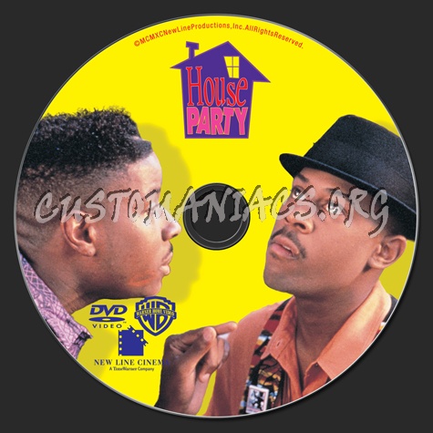 House Party dvd label