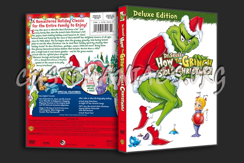 How the Grinch Stole Christmas! dvd cover