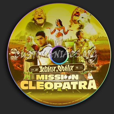 Asterix & Obelix Mission Cleopatra dvd label