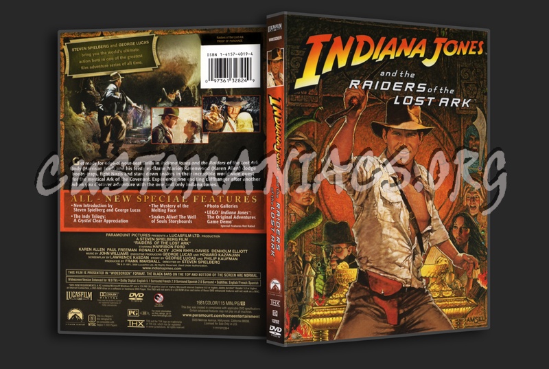 Indiana Jones: Raiders of the Lost Ark dvd cover