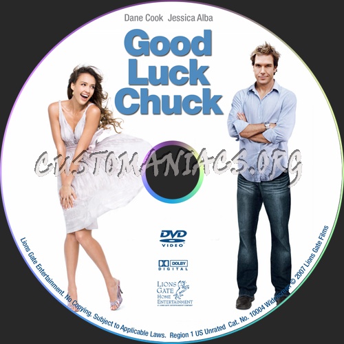 Good Luck Chuck dvd label