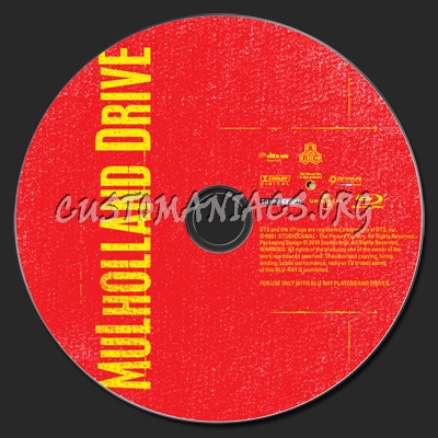 Mulholland Drive blu-ray label