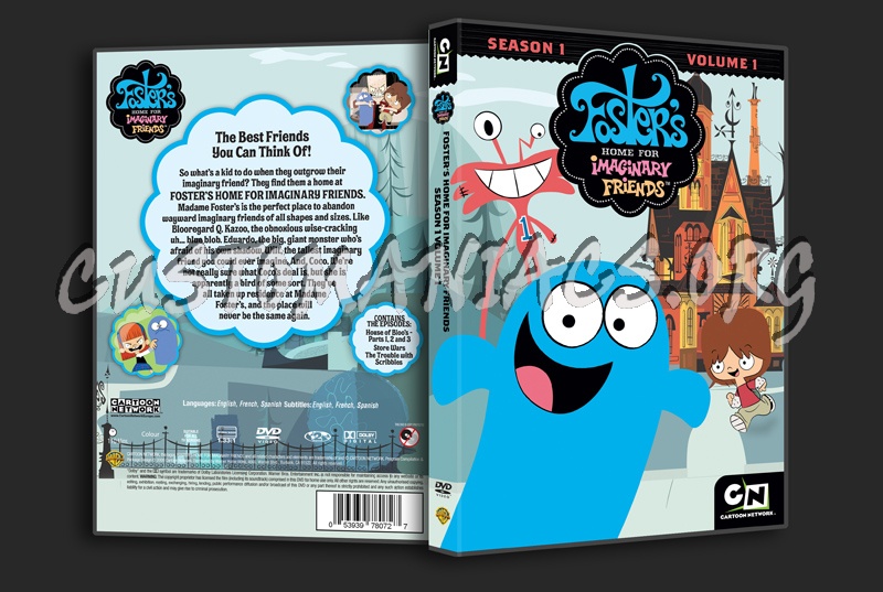 Foster's Home For Imaginary Friends - Season 1 Volume 1 dvd cover