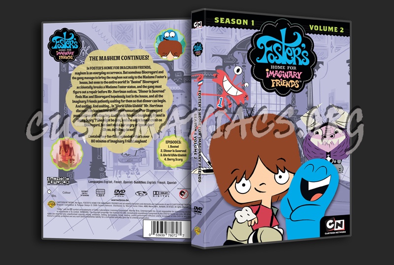Foster's Home For Imaginary Friends - Season 1 Volume 2 dvd cover