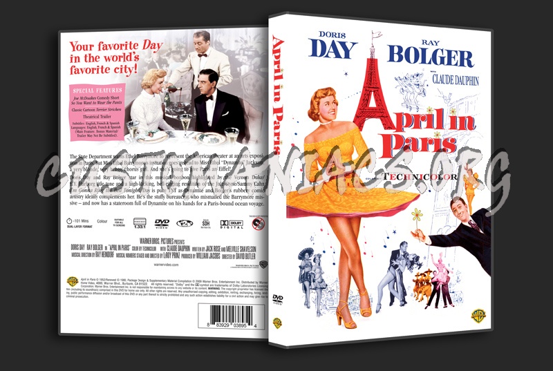 April In Paris dvd cover