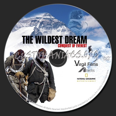 The Wildest Dream: Conquest Of Everest dvd label