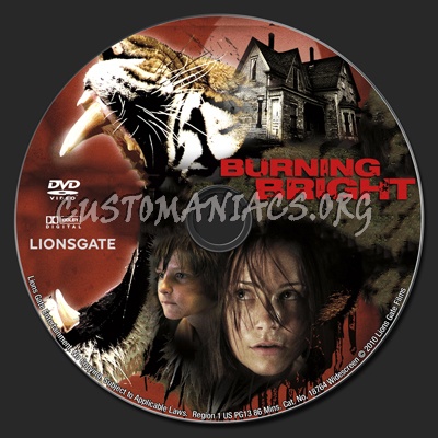 Burning Bright dvd label