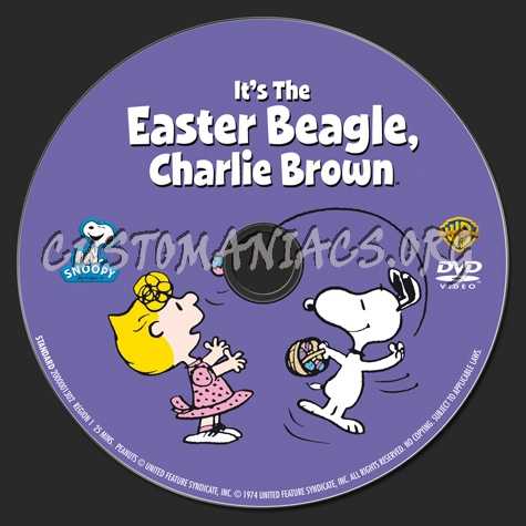 It's the Easter Beagle, Charlie Brown dvd label