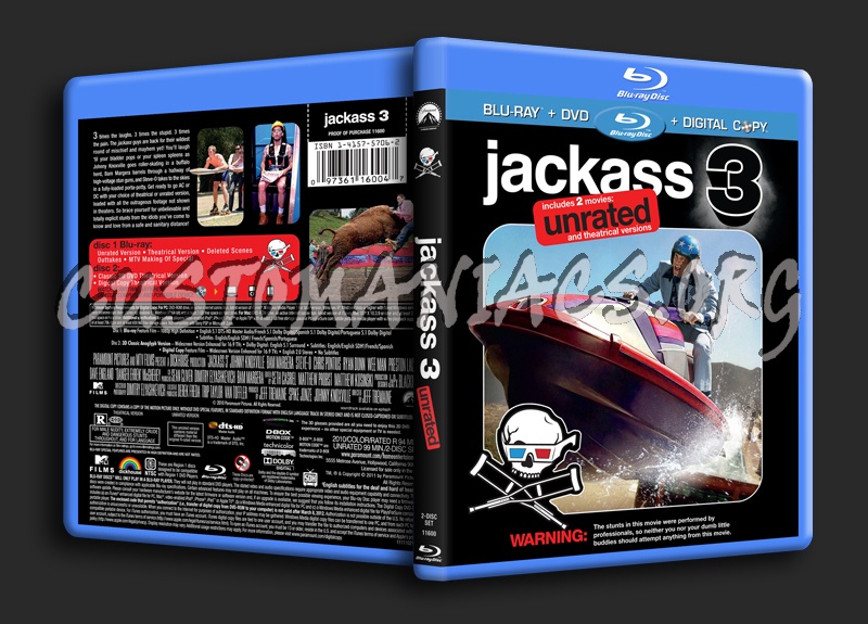 Jackass 3 blu-ray cover