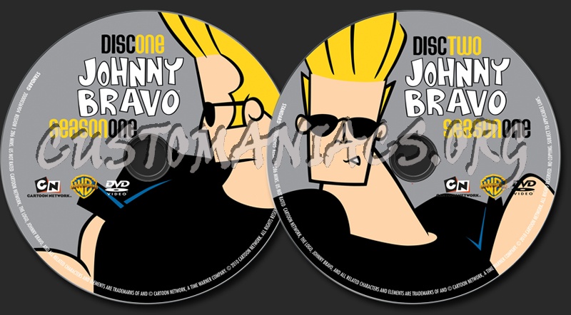 Johnny Bravo Season 1 dvd label