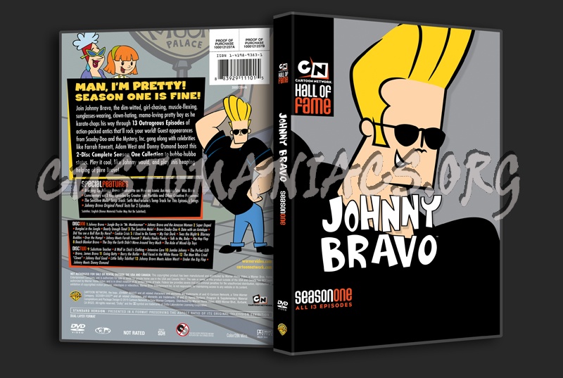 Johnny Bravo Season 1 dvd cover