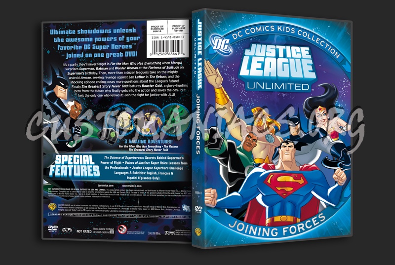 Justice League Unlimited: Joining Forces dvd cover