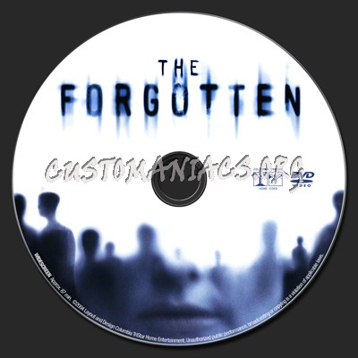 The Forgotten dvd label