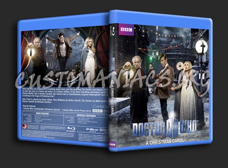 Doctor Who A Christmas Carol blu-ray cover