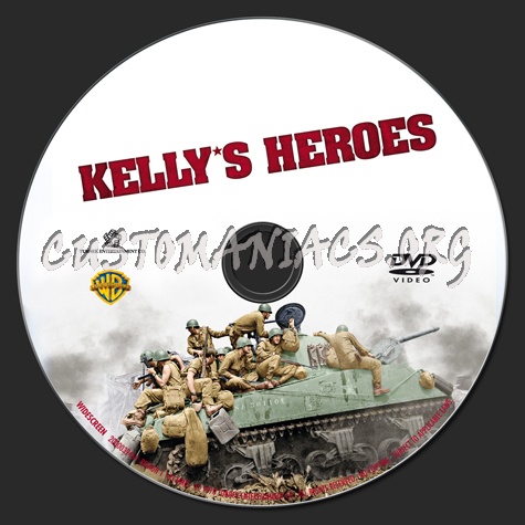Kelly's Heroes dvd label