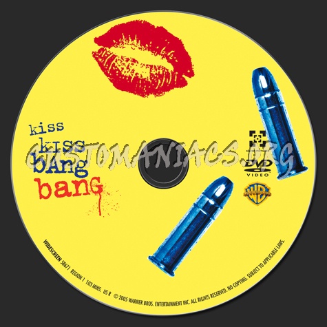 Kiss Kiss Bang Bang dvd label