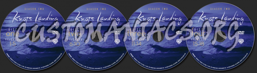 Knots Landing Season 2 dvd label