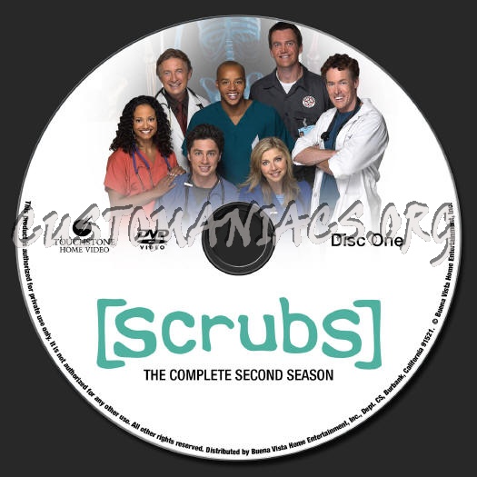 Scrubs - Season Two dvd label