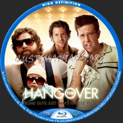 The Hangover blu-ray label