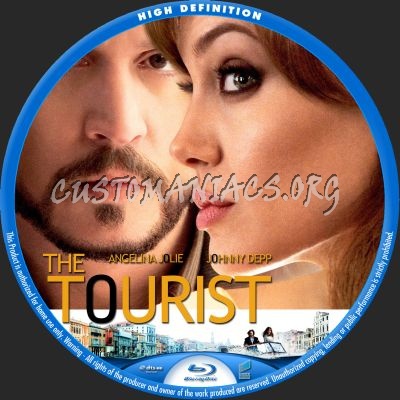 The Tourist blu-ray label