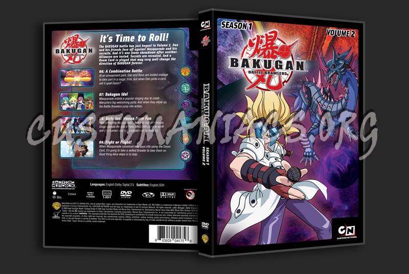 Bakugan - Season 1 Volume 2 dvd cover