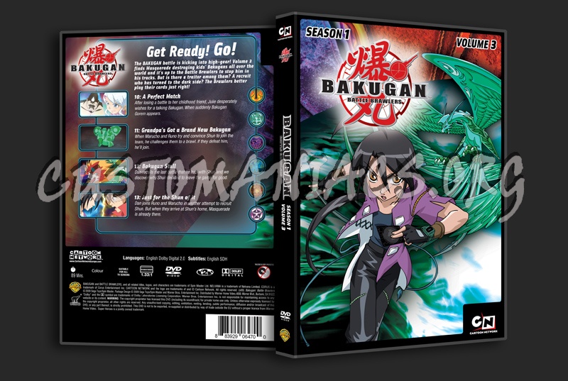 Bakugan - Season 1 Volume 3 dvd cover