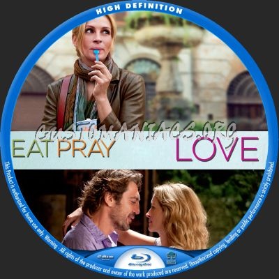 Eat Pray Love blu-ray label