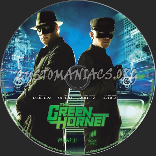 The Green Hornet dvd label