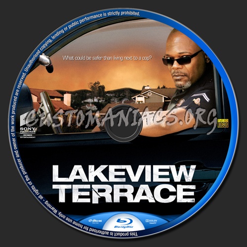 Lakeview Terrace blu-ray label