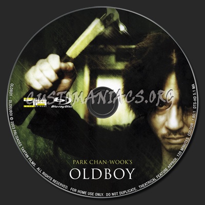 Oldboy blu-ray label