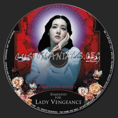 Sympathy for Lady Vengeance blu-ray label