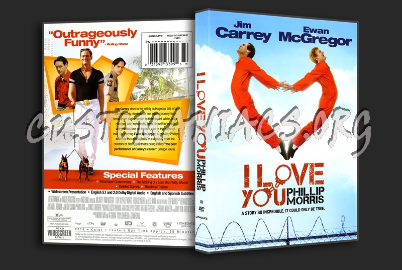 I Love You Phillip Morris dvd cover