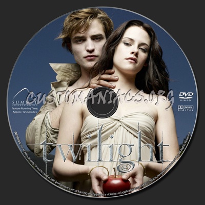 Twilight dvd label