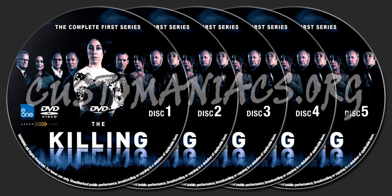 The Killing Series 1 (Forbrydelsen) dvd label