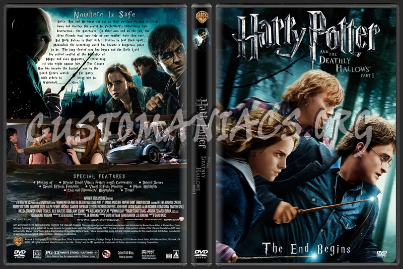 Harry Potter and the Deathly Hallows Part 1 dvd cover