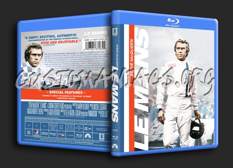 Le Mans blu-ray cover