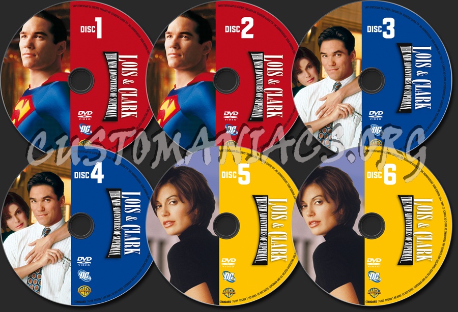 Lois & Clark Season 4 dvd label